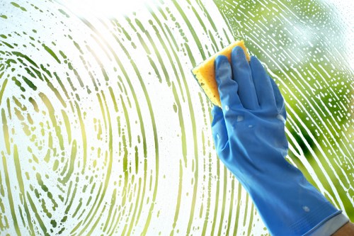 Commercial cleaning team maintaining a business premises in Notting Hill