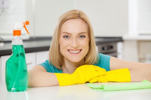 Waste area and communal space cleaning in Nottinghill