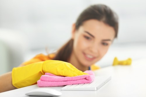 Specialist cleaning equipment used on a hard floor in Nottinghill