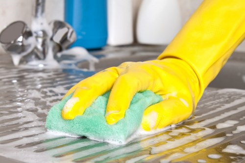 Regular cleaning service in a Notting Hill home with polished living spaces
