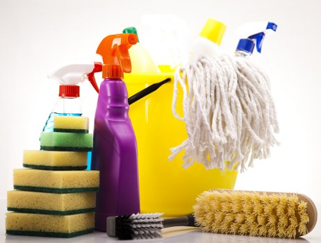 Close-up of clean carpet fibres after professional treatment